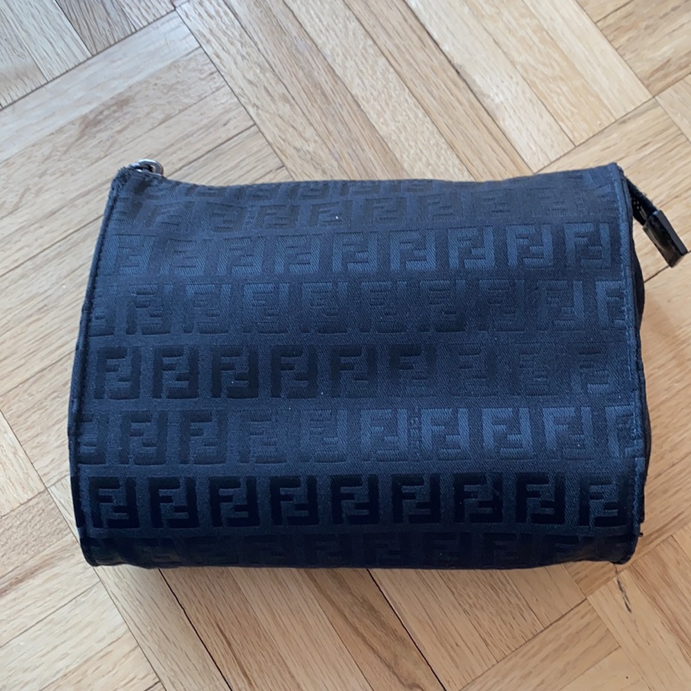 FENDI embossed Zucchino logo pouch / cosmetic bag
